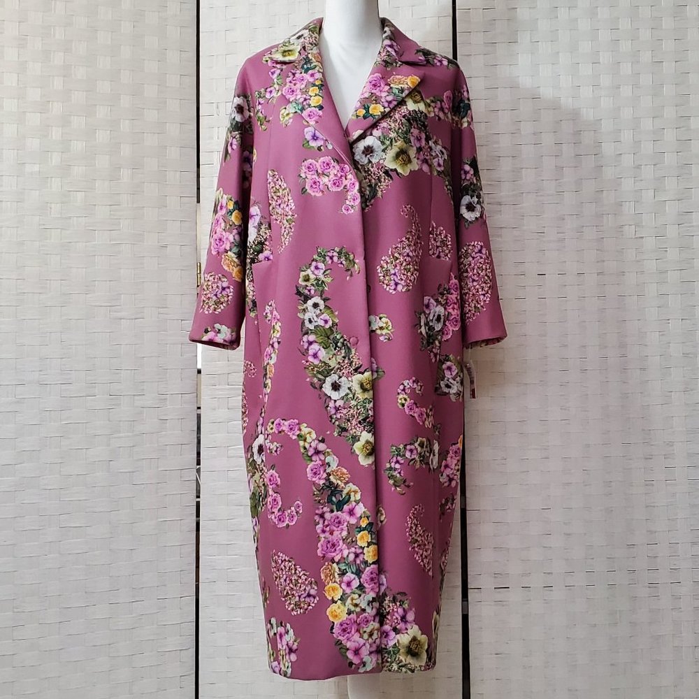Blugirl Blumarine Floral Coat Jacket - Picture 5 of 8